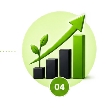 Business growth and analytics illustration