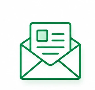 Email marketing and newsletters icon