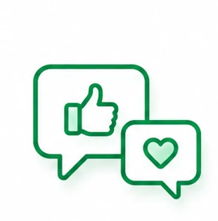 Social media management icon